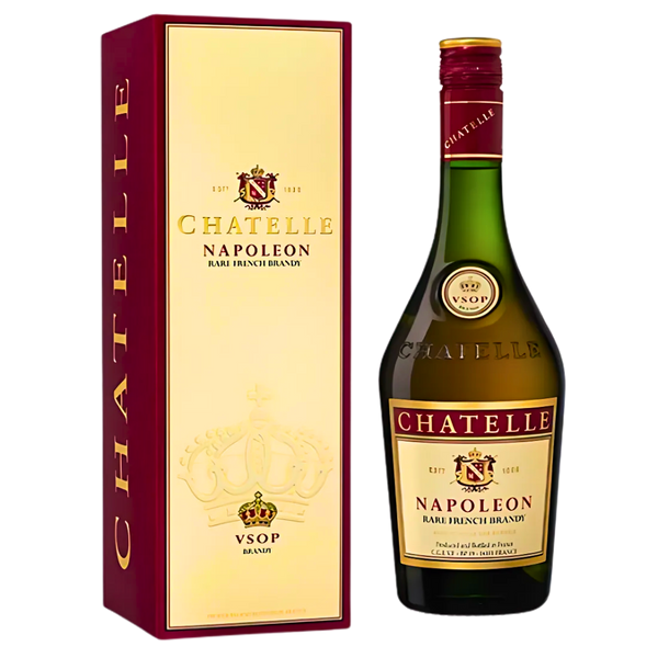 Chatelle Napoleon VSOP Brandy (1 Litre) with Box