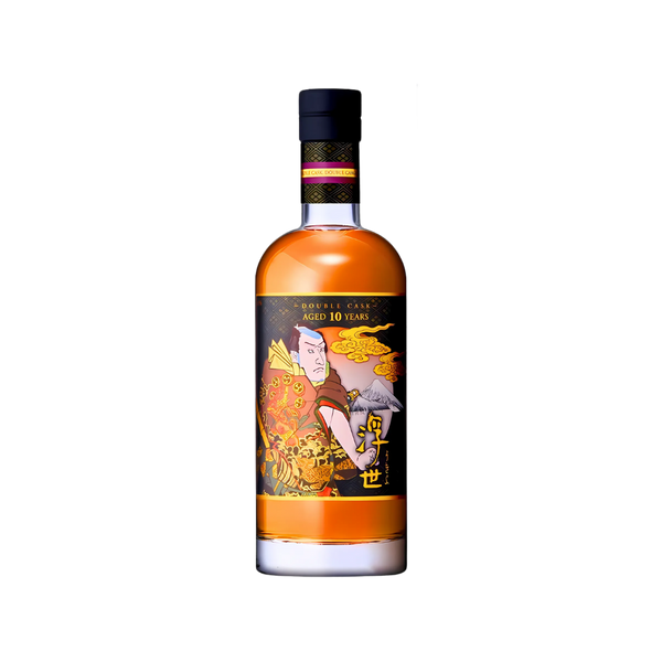 Kumesen Syuzo 久米仙酒造 - Ukiyo Whiskey 10 Years Double Cask Ukiyo-e Limited Edition (金雲)(Kinkun)