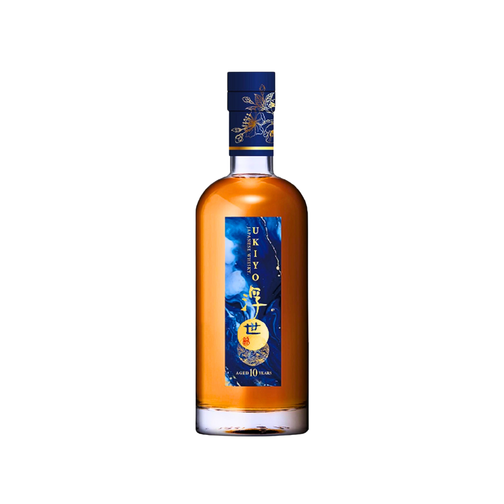 Kumesen Syuzo 久米仙酒造 - 浮世十年藍標威士忌 700ml (連盒)