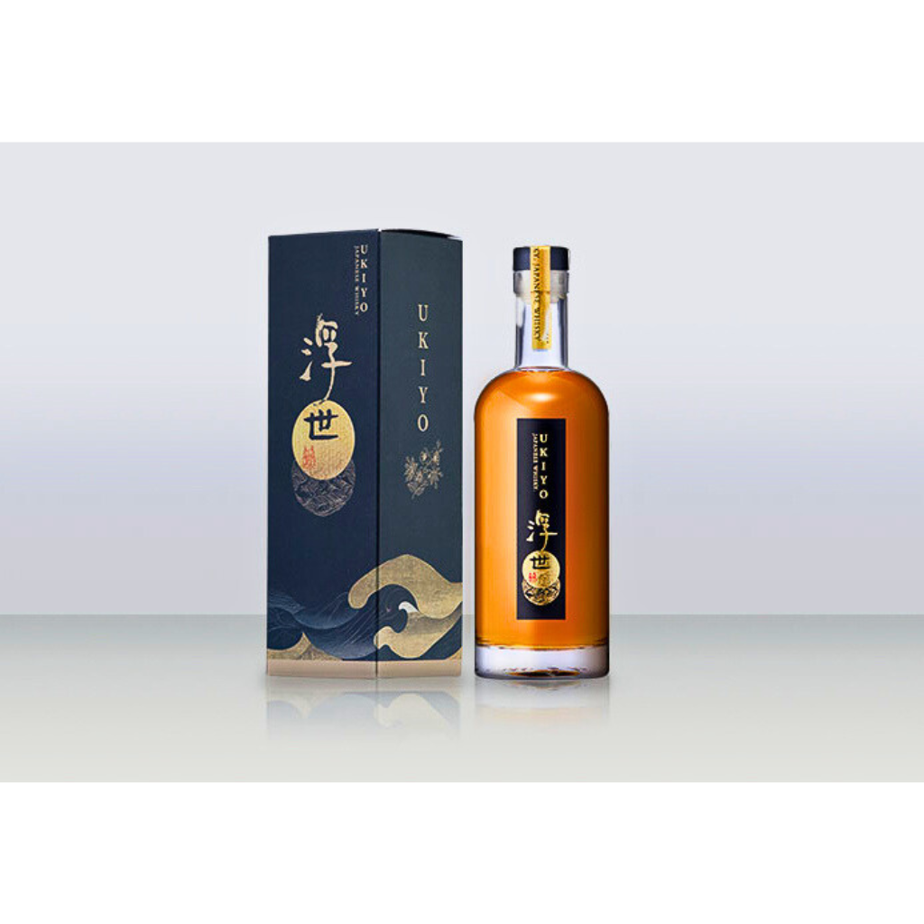 Kumesen Syuzo 久米仙酒造 - Ukiyo Premium Black Label Whisky 700ml (with Box)